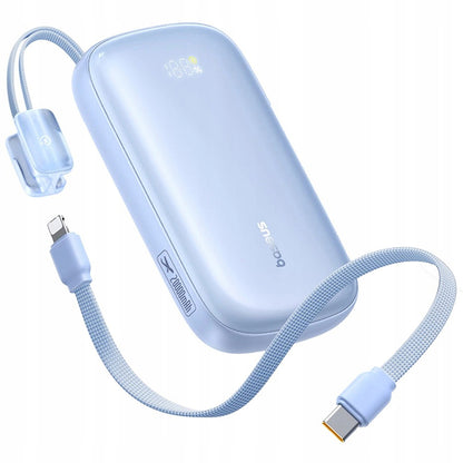 Baseus EnerFill FC21 Qpow 3 Ultra ulkoinen akku, 10000mAh, 45W, QC + PD, 1 x USB-A - 1 x USB-C, Sininen E0027Q03