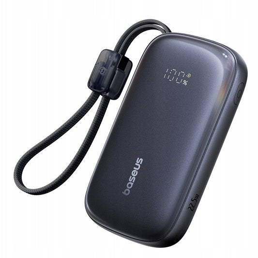 Ulkoinen akku Baseus EnerFill FC21 Qpow 3 Ultra, 20000mAh, 22.5W, QC + PD, 1 x USB-A - 1 x USB-C, Musta E0027M00