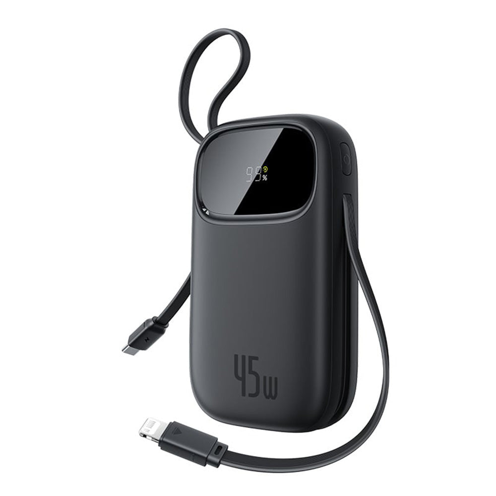 Ulkoinen akku Baseus EnerFill FC31 Qpow 3, 20000mAh, 45W, QC + PD, 1 x Lightning - 1 x USB-A - 2 x USB-C, Musta E0028D00