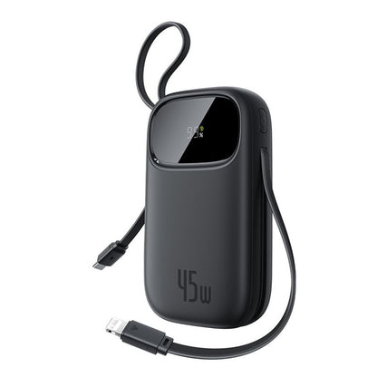 Ulkoinen akku Baseus EnerFill FC31 Qpow 3, 20000mAh, 45W, QC + PD, 1 x Lightning - 1 x USB-A - 2 x USB-C, Musta E0028D00