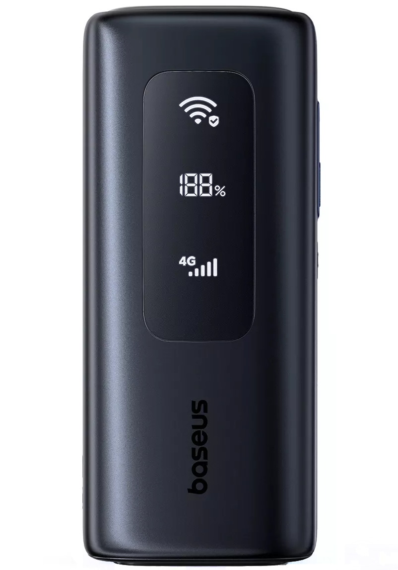 Baseus EnerGeek GX11 ulkoinen akku, 20000mAh, 67W, QC + PD, 1 x USB-A - 2 x USB-C, Musta E0025701