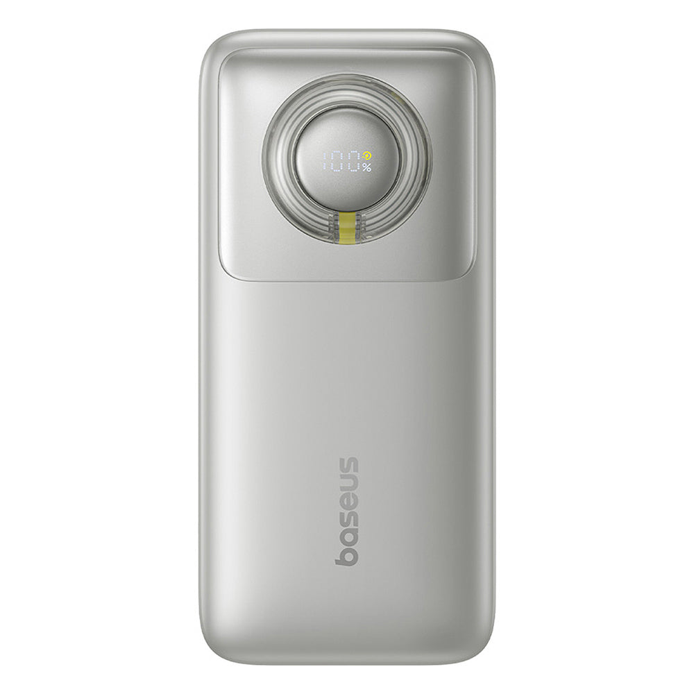 Ulkoinen akku Baseus Free2Pull, 20000mAh, 65W, PD, 2 x USB-C, Harmaa P10073700843-00