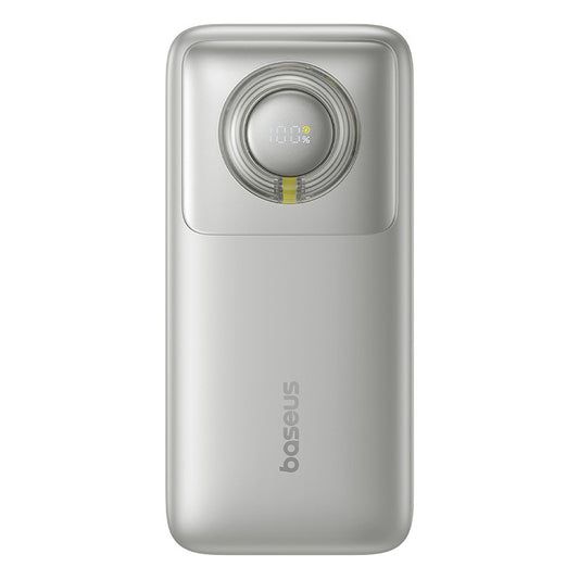 Ulkoinen akku Baseus Free2Pull, 20000mAh, 65W, PD, 2 x USB-C, Harmaa P10073700843-00