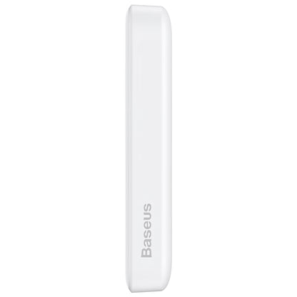 Baseus Magnetic Mini Ulkoinen Akku, 10000mAh, 20W, PD + FQI, 1 x USB-C, Valkoinen P10059001223-00
