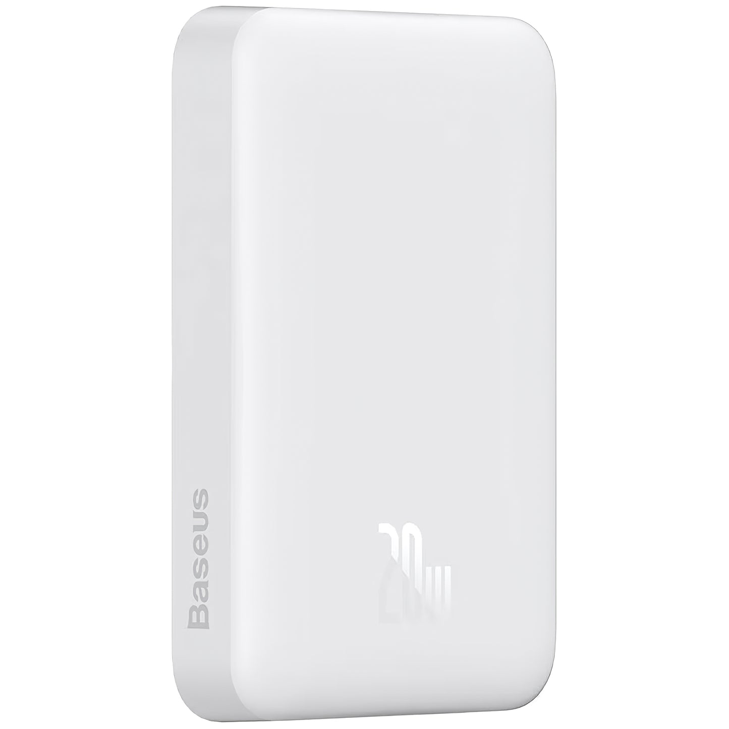 Baseus Magnetic Mini Ulkoinen Akku, 10000mAh, 20W, PD + FQI, 1 x USB-C, Valkoinen P10059001223-00