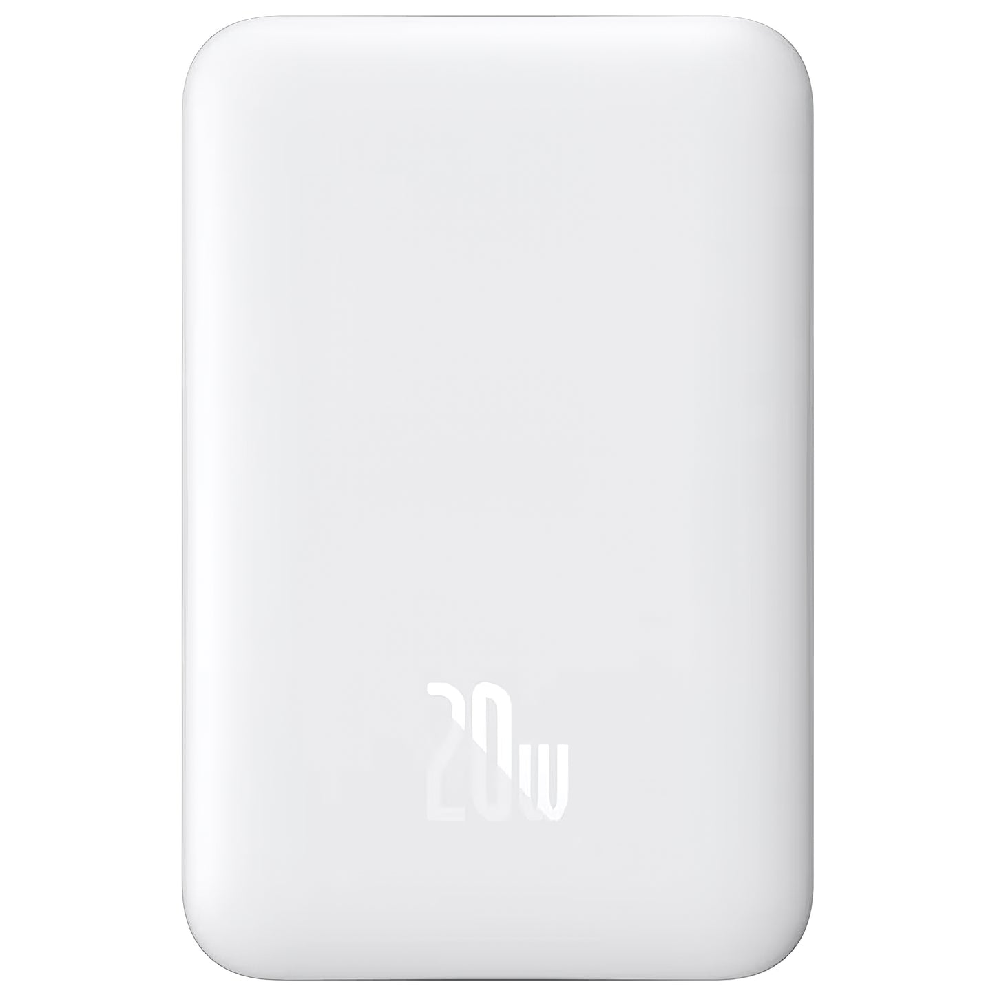 Baseus Magnetic Mini Ulkoinen Akku, 10000mAh, 20W, PD + FQI, 1 x USB-C, Valkoinen P10059001223-00