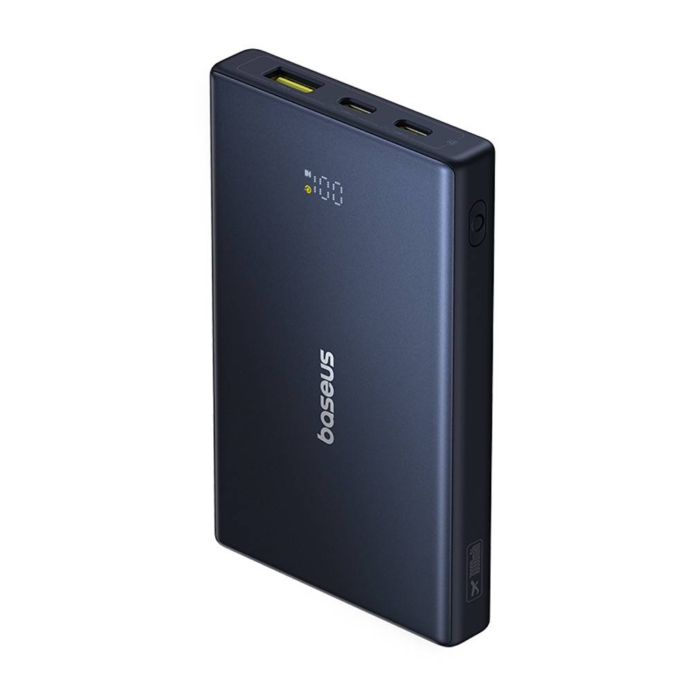 Baseus PicoGo Ulkoinen Akku, 10000mAh, 20W, QC + PD, 1 x USB-A - 2 x USB-C, Musta P10076801123-00