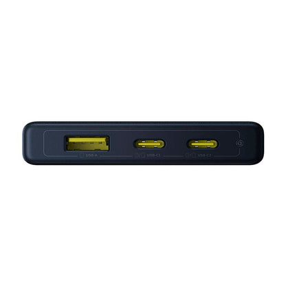 Baseus PicoGo Ulkoinen Akku, 10000mAh, 20W, QC + PD, 1 x USB-A - 2 x USB-C, Musta P10076801123-00