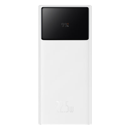 Ulkoinen akku Baseus Star Lord, 20000mAh, 22.5W, QC + PD, 1 x USB-C - 2 x USB-A, Valkoinen PPXJ080002