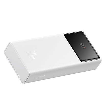 Ulkoinen akku Baseus Star Lord, 20000mAh, 30W, QC + PD, 1 x USB-C - 2 x USB-A, Valkoinen P10022904213-00