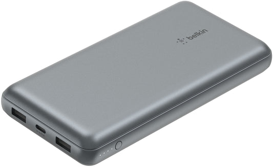 Belkin BoostCharge Pro Ulkoinen Akku, 20000mAh, 15W, 1 x USB-C - 2 x USB-A, Harmaa BPB012btGY