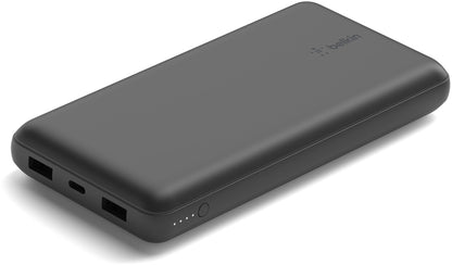 Belkin BoostCharge Pro Ulkoinen Akku, 20000mAh, 15W, 1 x USB-C - 2 x USB-A, Musta BPB012btBK