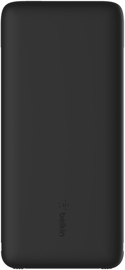 Belkin BoostCharge Plus -ulkoinen akku, 10000mAh, 23W, QC + PD, 1 x Lightning - 2 x USB-C, Musta BPB006btBLK