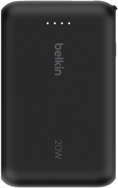 Belkin BoostCharge Ulkoinen Akku, 10000mAh, 20W, PD, 2 x USB-C, Musta BPB021hqBK