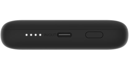 Belkin BoostCharge Plus -ulkoinen akku, 10000mAh, 23W, QC + PD, 1 x Lightning - 2 x USB-C, Musta BPB006btBLK