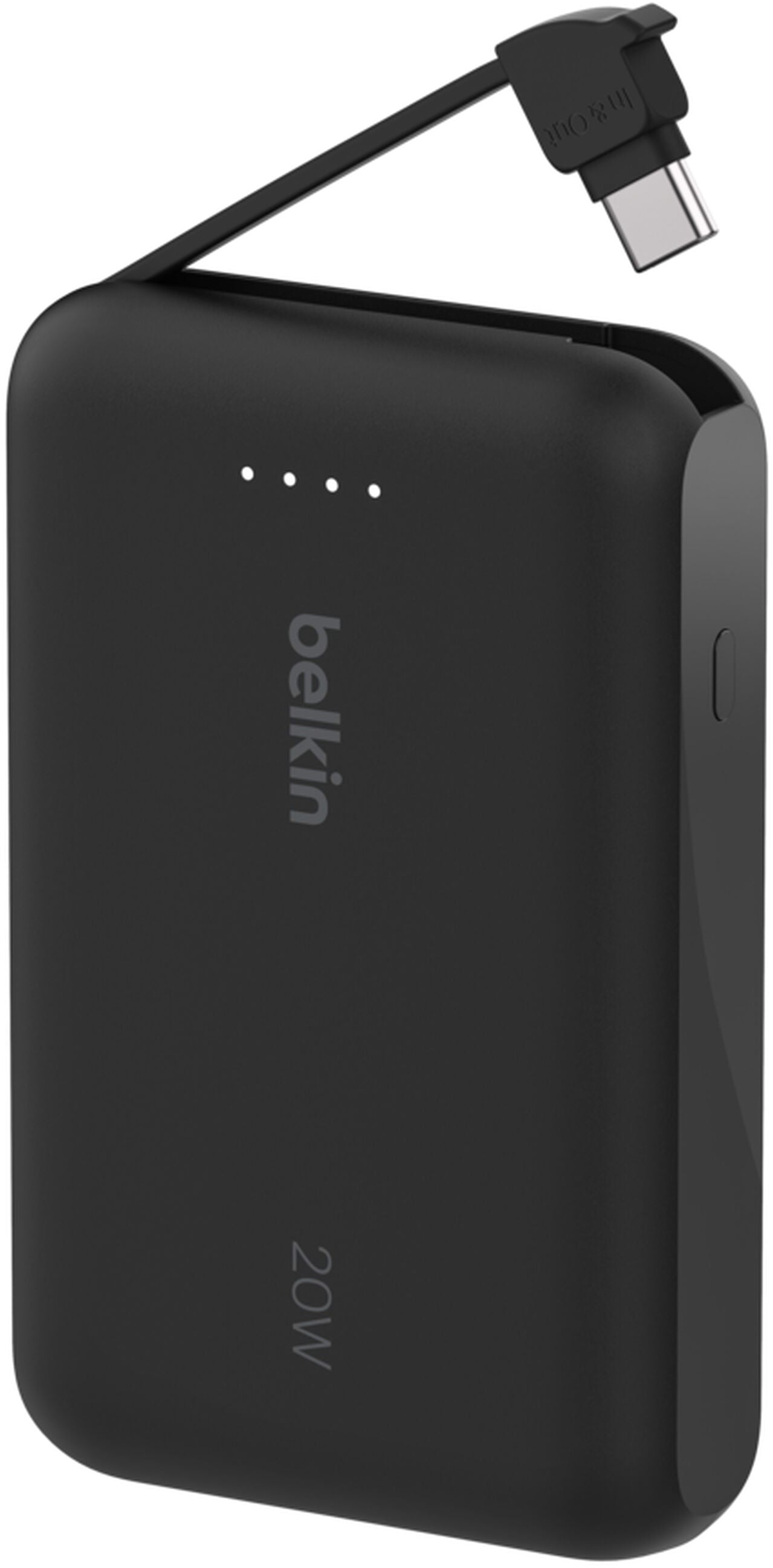 Belkin BoostCharge Ulkoinen Akku, 10000mAh, 20W, PD, 2 x USB-C, Musta BPB021hqBK