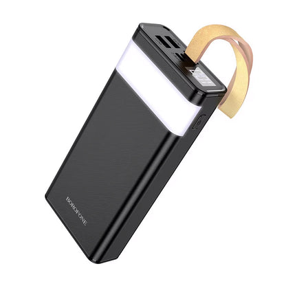 Ulkoinen akku Borofone BJ18 Coolmy, 20000mAh, 10W, 2 x USB-A, Musta