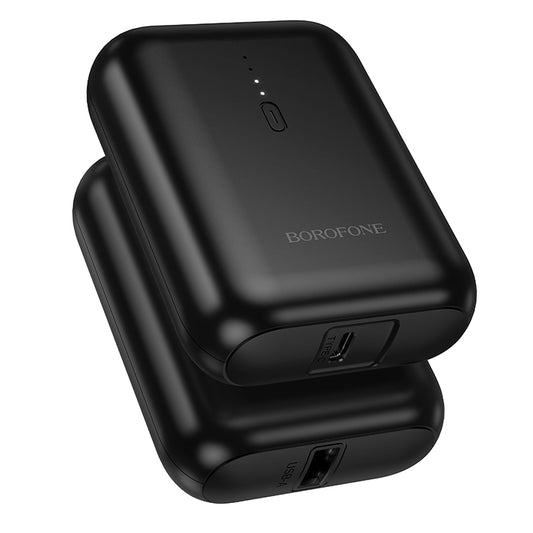 Borofone BJ81 Stability ulkoinen akku, 5000mAh, 10W, 1 x USB-A, musta
