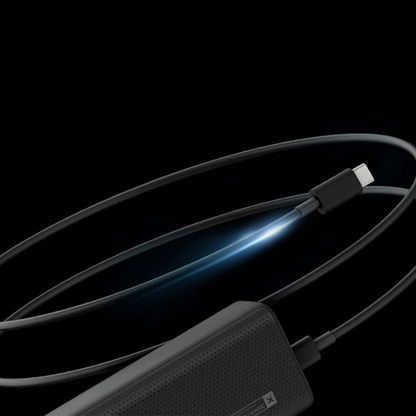Cuktech Ulkoinen Akku, 10000mAh, 150W, QC + PD, 1 x USB-A - 1 x USB-C, Musta CKPB100PGLBL