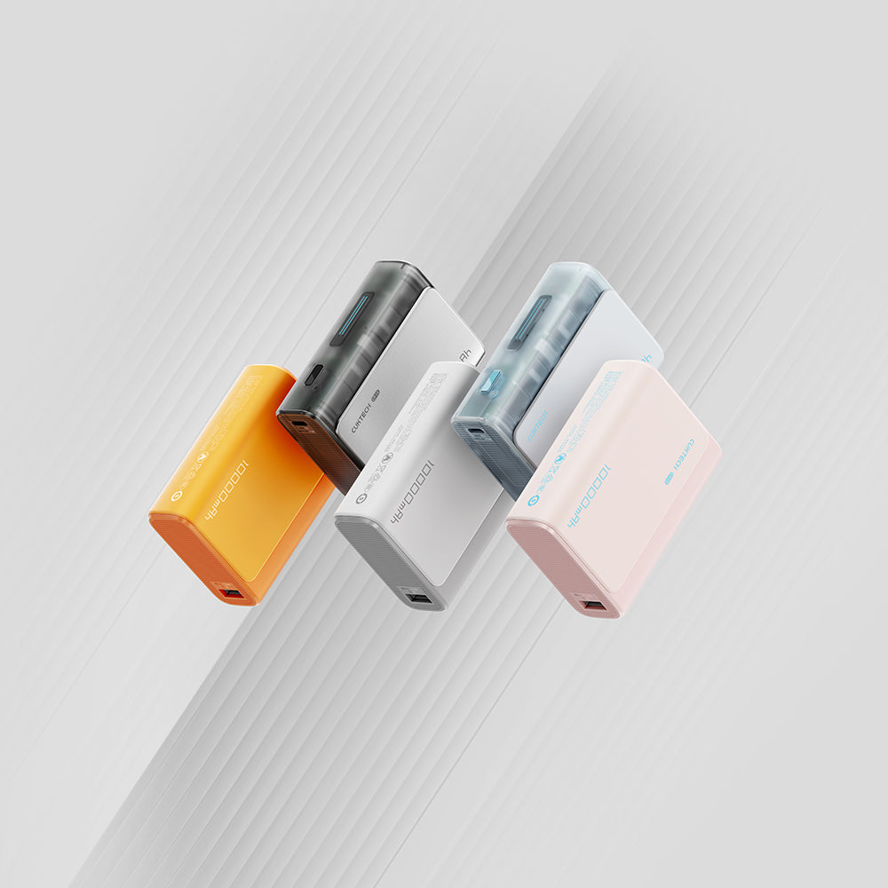 Cuktech CP13 External Battery, 10000mAh, 30W, QC + PD, 1 x USB-A - 1 x USB-C, Pink CUK0PB100DPK