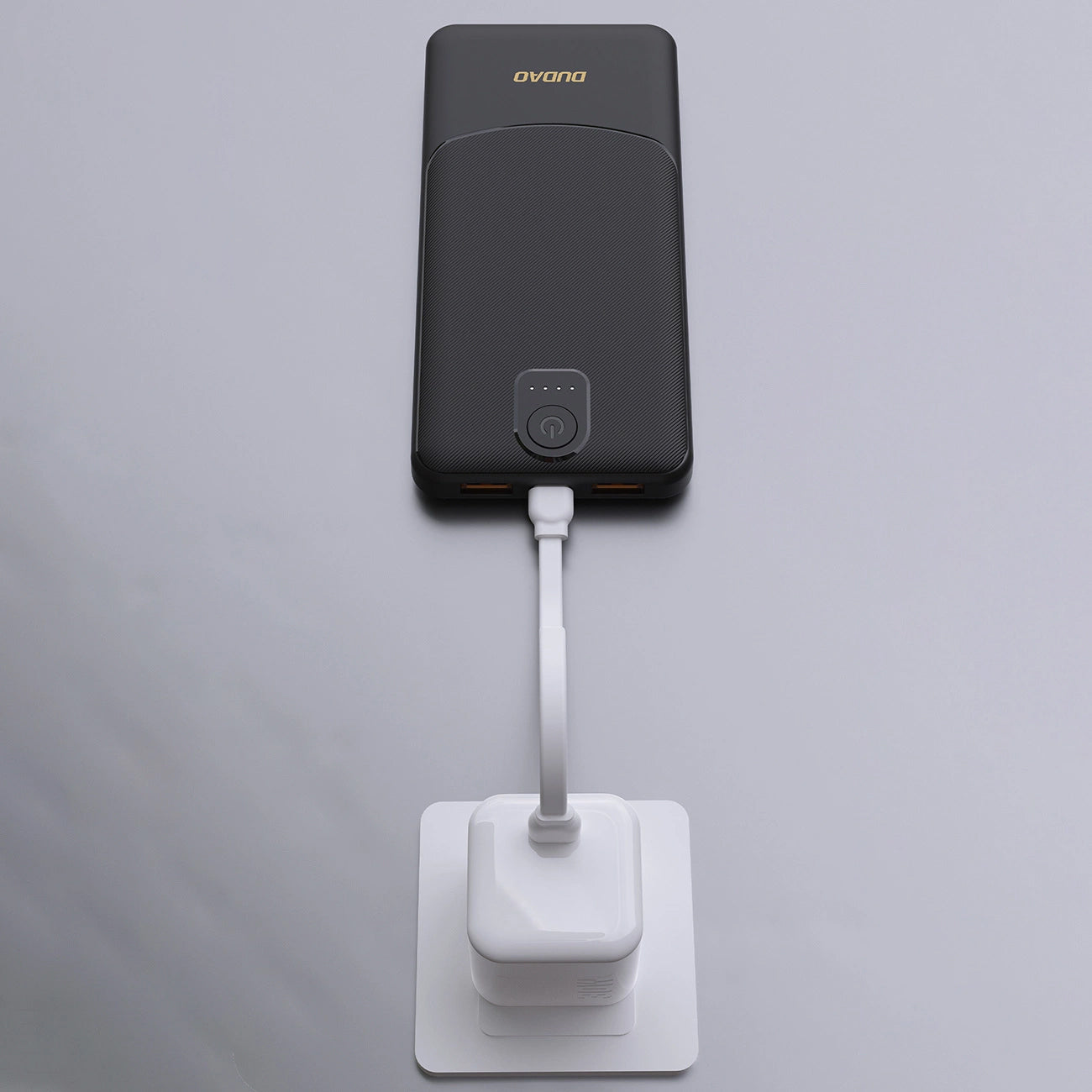 Dudao K10 External Battery, 10000mAh, 12W, 2 x USB-A, Black