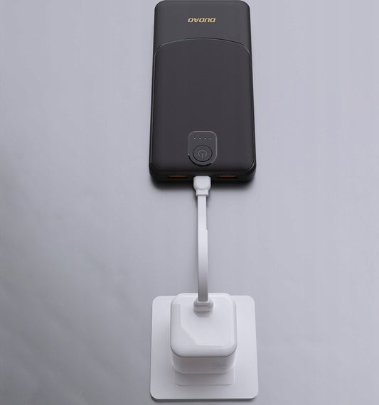 Ulkoinen akku Dudao K10Pro, 20000mAh, 12W, 2 x USB-A, Musta