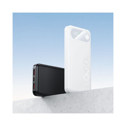 Ulkoinen akku HOCO J154, 10000mAh, 22,5W, QC + PD, 1 x USB-C - 2 x USB-A, Musta