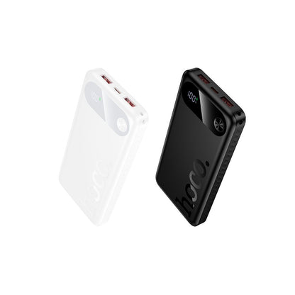 Ulkoinen akku HOCO J154, 10000mAh, 22,5W, QC + PD, 1 x USB-C - 2 x USB-A, Musta