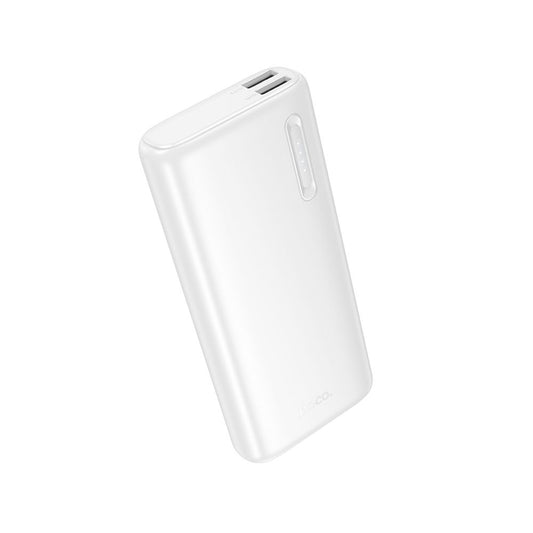 Ulkoinen akku HOCO J158A, 10000mAh, 10W, 2 x USB-A, Valkoinen