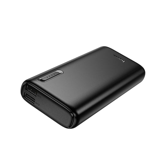 Ulkoinen akku HOCO J158A, 10000mAh, 10W, 2 x USB-A, Musta