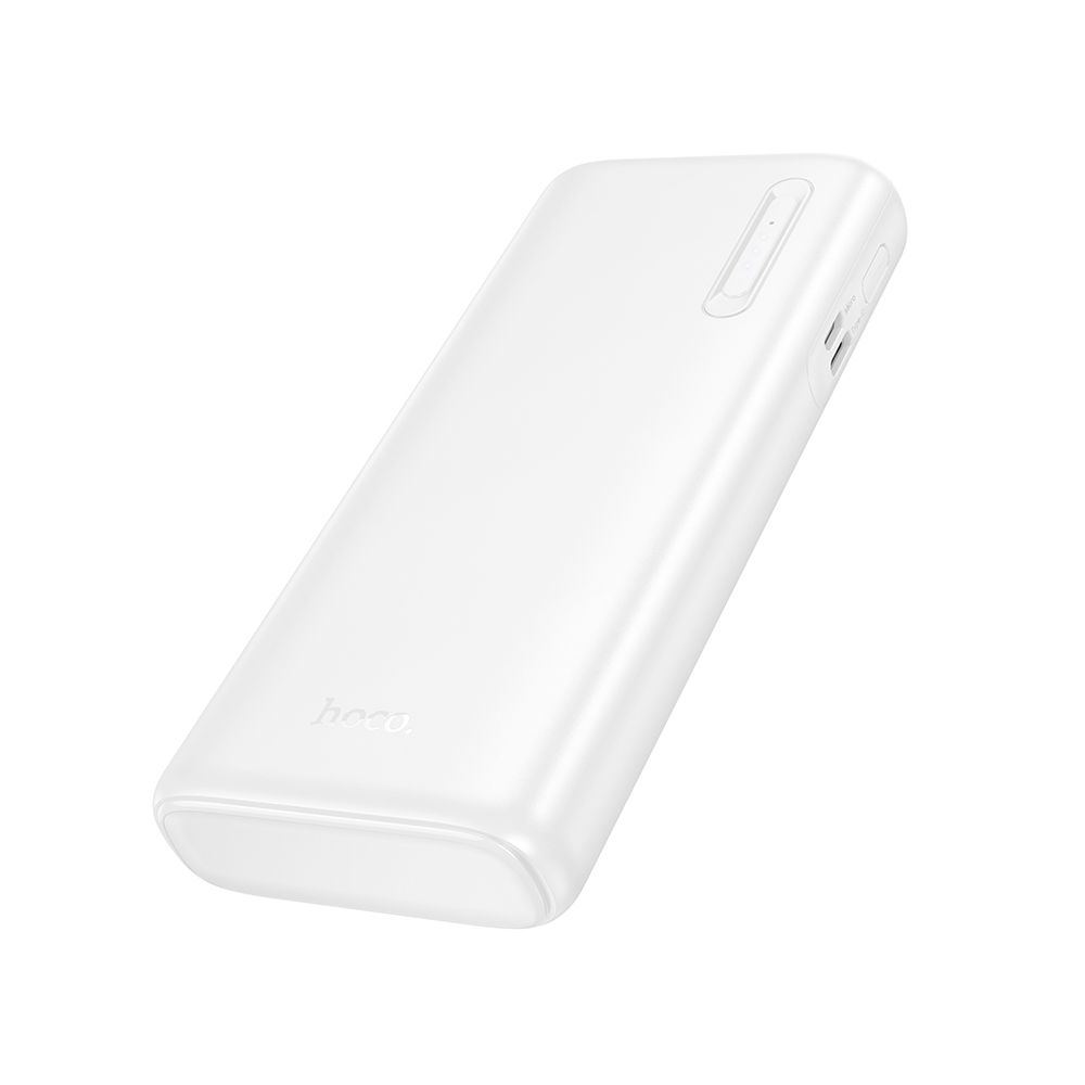 Ulkoinen akku HOCO J158A, 10000mAh, 10W, 2 x USB-A, Valkoinen