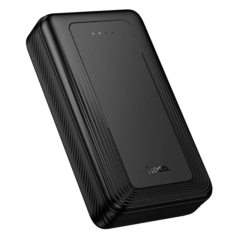 HOCO J165A Ulkoinen akku, 20000mAh, 10W, 2 x USB-A, Musta