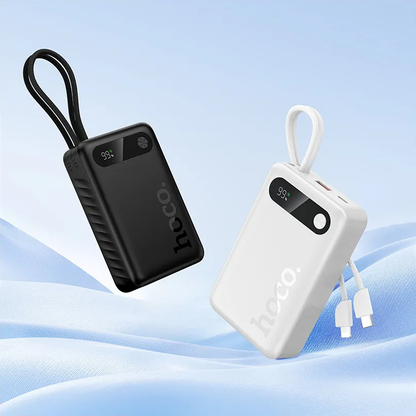 HOCO J171A Ulkoinen Akku, 20000mAh, 22,5W, QC + PD, 1 x Lightning - 1 x USB-A - 2 x USB-C, Musta