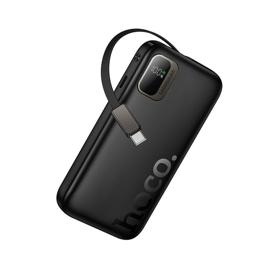 HOCO Q51 Ulkoinen akku, 10000mAh, 20W, PD, 2 x USB-C, Musta