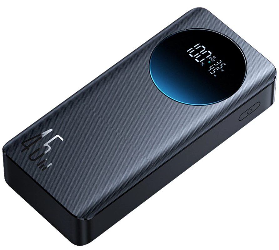 Joyroom JR-PBF02 Pro ulkoinen akku, 20000mAh, 45W, QC + PD, 2 x USB-A - 2 x USB-C, Musta