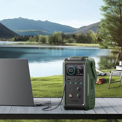 Joyroom JR-PBF10 ulkoinen akku, 75000mAh, 100W, QC + PD, 3 x USB-A - 3 x USB-C, Vihreä