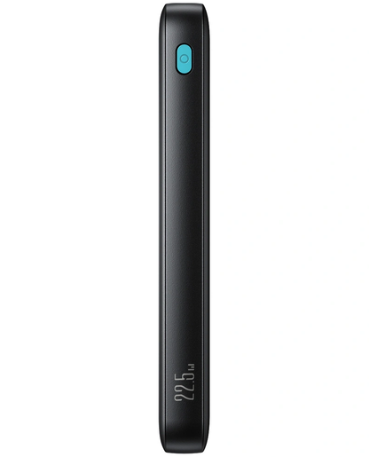 Joyroom JR-PBF12 Pro ulkoinen akku, 10000mAh, 22,5W, QC + PD, 1 x USB-C - 2 x USB-A, Musta
