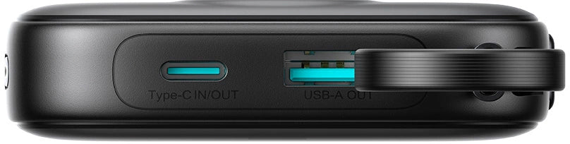 Ulkoinen akku Joyroom JR-PBF17, 10000mAh, 22.5W, QC + PD, 1 x USB-A - 2 x USB-C, Musta