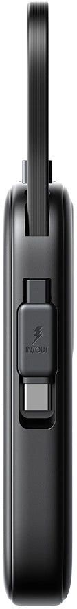 Ulkoinen akku Joyroom JR-PBF17, 10000mAh, 22.5W, QC + PD, 1 x USB-A - 2 x USB-C, Musta