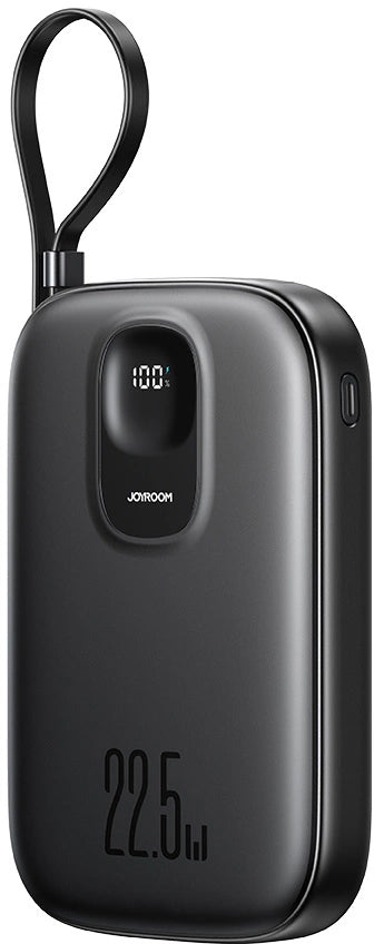 Ulkoinen akku Joyroom JR-PBF17, 10000mAh, 22.5W, QC + PD, 1 x USB-A - 2 x USB-C, Musta
