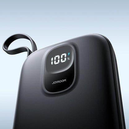 Ulkoinen akku Joyroom JR-PBF17, 10000mAh, 22.5W, QC + PD, 1 x USB-A - 2 x USB-C, Musta