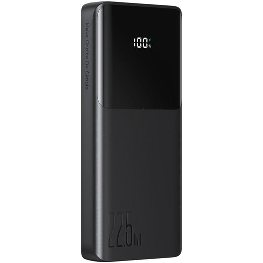 Ulkoinen akku Joyroom JR-PBF19, 10000mAh, 22.5W, QC + PD, 1 x Lightning - 1 x USB-A - 2 x USB-C, Musta