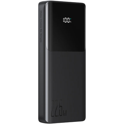 Ulkoinen akku Joyroom JR-PBF19, 10000mAh, 22.5W, QC + PD, 1 x Lightning - 1 x USB-A - 2 x USB-C, Musta