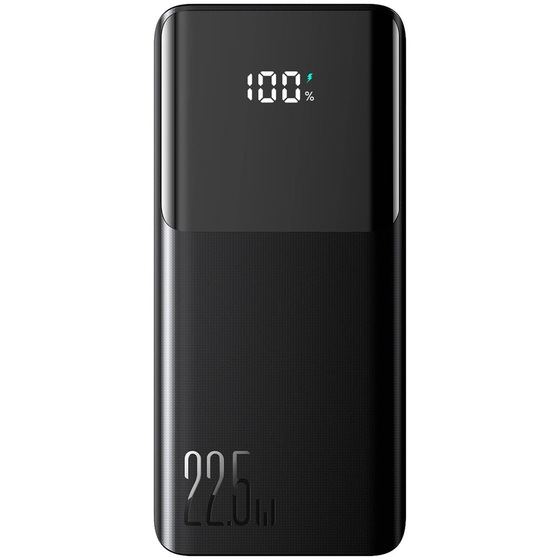 Ulkoinen akku Joyroom JR-PBF19, 10000mAh, 22.5W, QC + PD, 1 x Lightning - 1 x USB-A - 2 x USB-C, Musta
