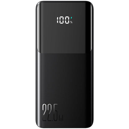 Ulkoinen akku Joyroom JR-PBF19, 10000mAh, 22.5W, QC + PD, 1 x Lightning - 1 x USB-A - 2 x USB-C, Musta