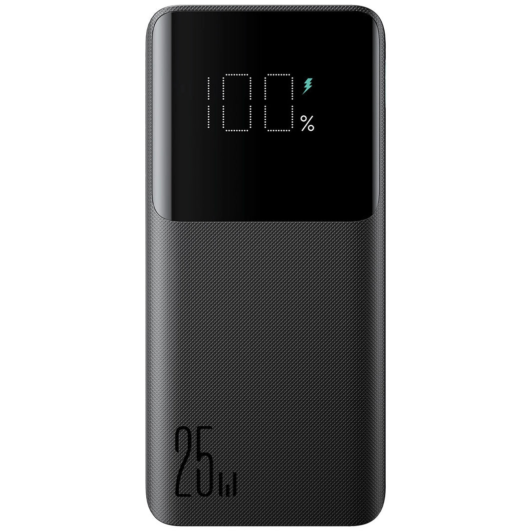 Ulkoinen akku Joyroom JR-PBF20, 10000mAh, 25W, QC + PD, 1 x USB-C - 2 x USB-A, Musta