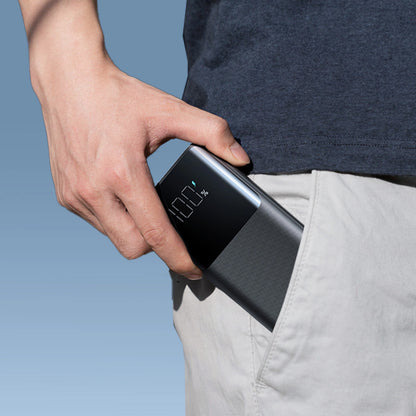 Ulkoinen akku Joyroom JR-PBF20, 10000mAh, 25W, QC + PD, 1 x USB-C - 2 x USB-A, Musta