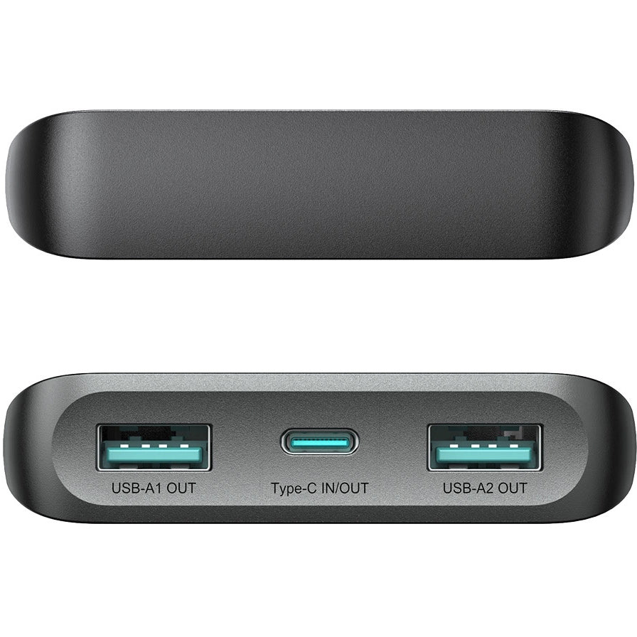 Ulkoinen akku Joyroom JR-PBF20, 10000mAh, 25W, QC + PD, 1 x USB-C - 2 x USB-A, Musta