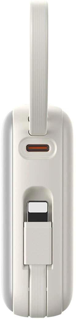 Ulkoinen akku Joyroom JR-PBF27, 10000mAh, 22.5W, PD, 1 x Lightning - 2 x USB-C, Valkoinen