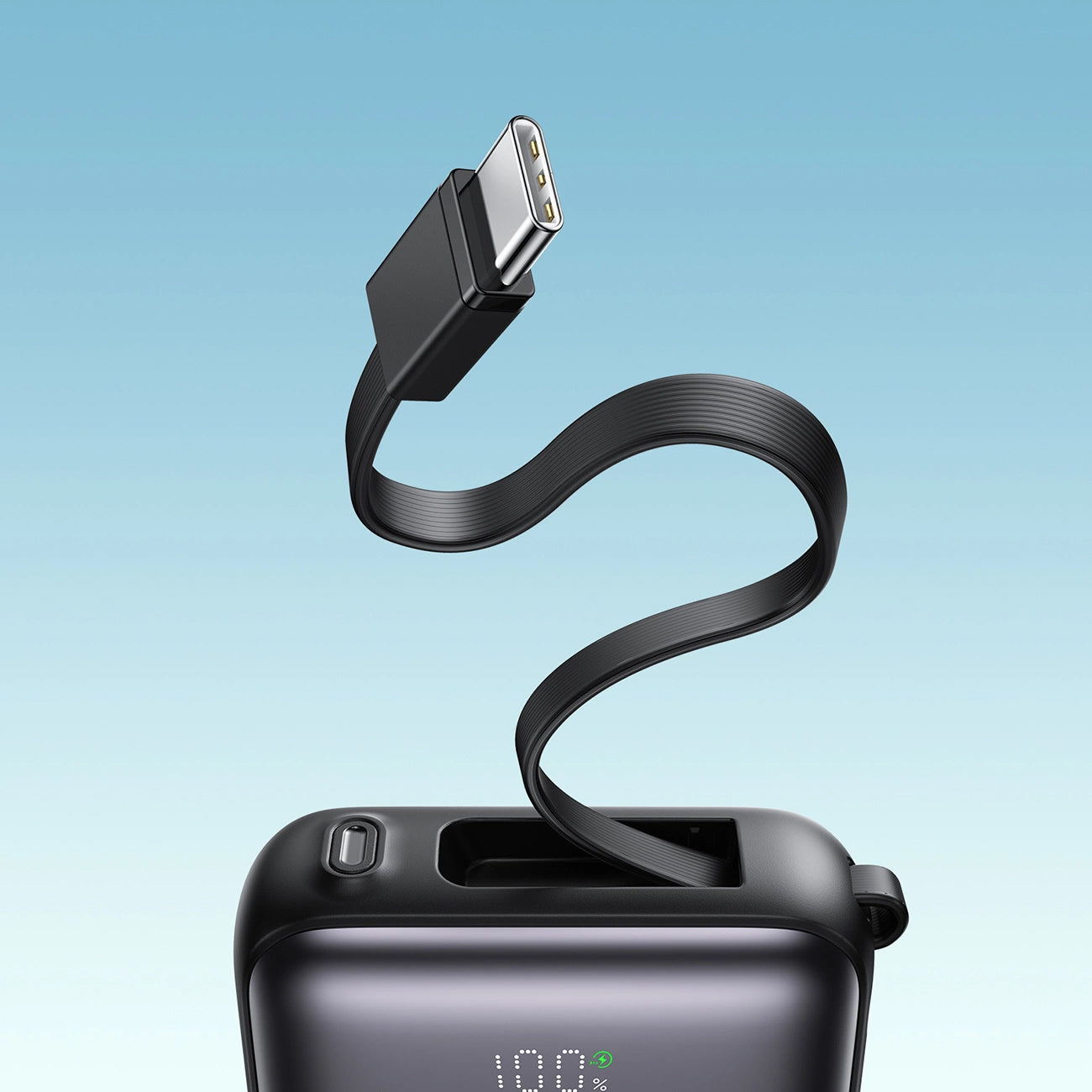Ulkoinen akku Joyroom JR-PBF27, 10000mAh, 22.5W, PD, 1 x Lightning - 2 x USB-C, Musta